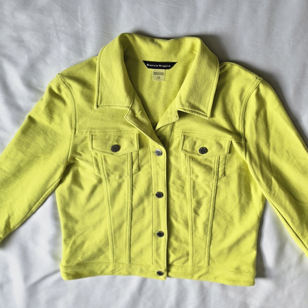Bright Yellow Women’s Jacket by